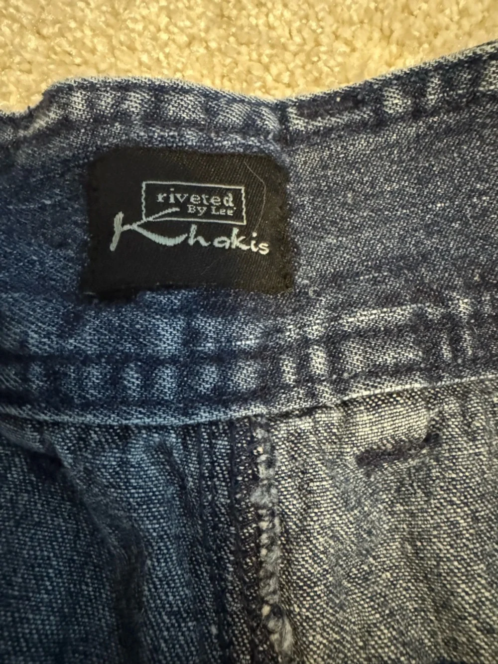 Vintage Riveted by Lee Denim Shorts